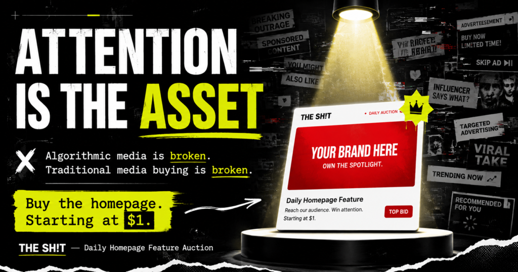 Homepage Feature Auction