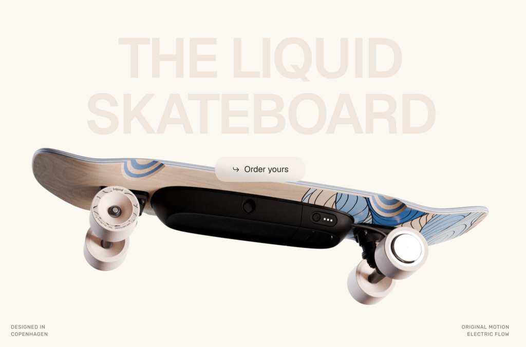 Liquid Skateboard