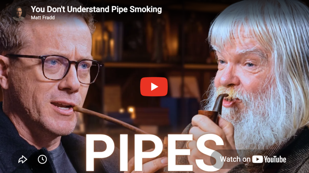 Pipe Smoking with Malcolm Guite